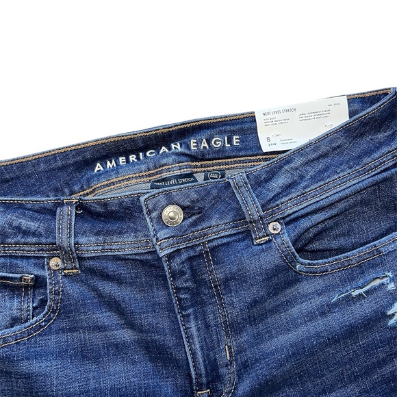 American Eagle Next Level Low-Rise Kick Bootcut Jeans size 8 - Picture 10 of 14